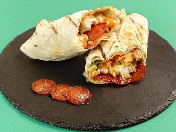 Лаваш - Шаурма с курицей и чоризо