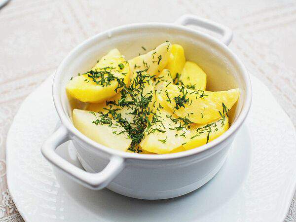 Бахор - Отварной картофель с зеленью