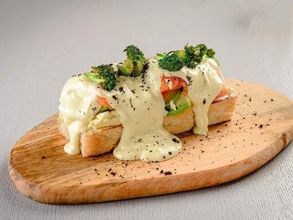 Formula coffee - Брускетта с лососем