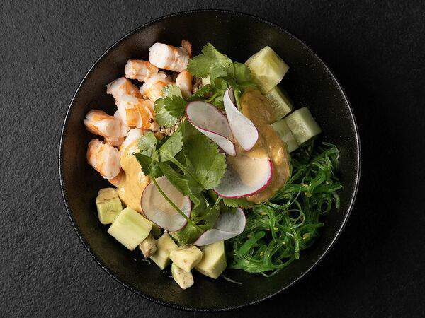 Pizza Shop - Поке с креветками и киноа