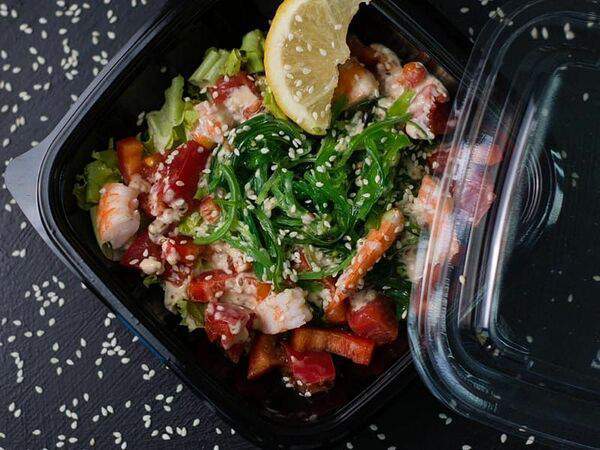 Kioto - Салат Чука с креветкой