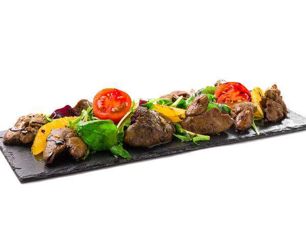 Эларджи - Теплый салат с печенью