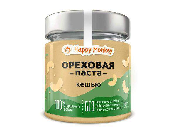 Happy monkey - Ореховая паста кешью