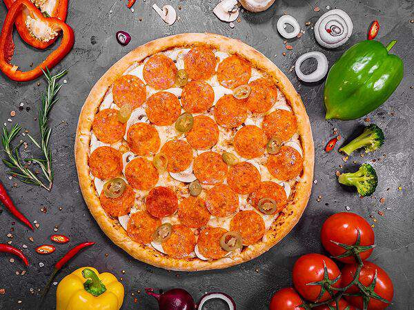 Суши-пати - Пицца Пеперони 33см (острая)