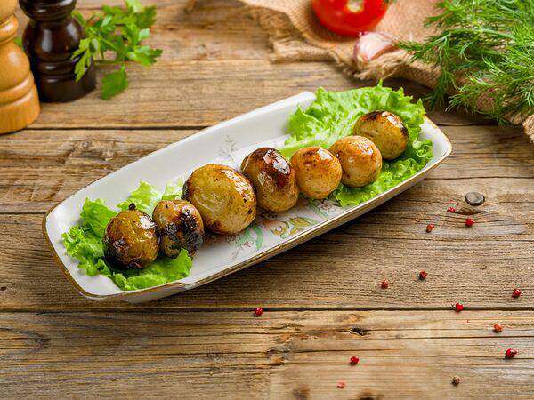 Кафе Лада - Картофель, запеченный на углях