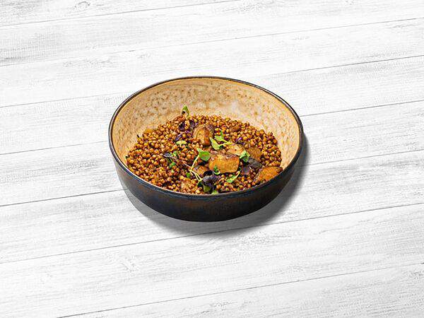 Miraclub - Колерованная гречка с грибами и трюфельным маслом