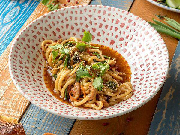 Чайхана neft lounge - Вок Лагман с ягненком