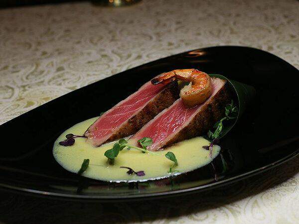 Ирис - Тунец на тропическом соусе