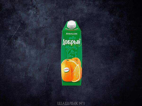 Шашлык №1 - Сок Добрый апельсин