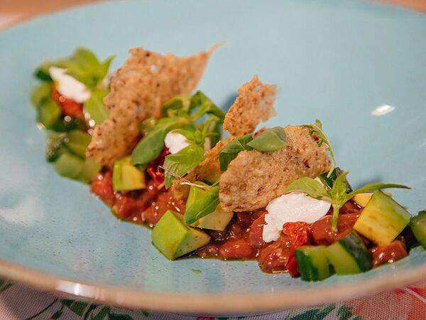 Сентропе - Тар-тар с говядиной и сыром Шавре