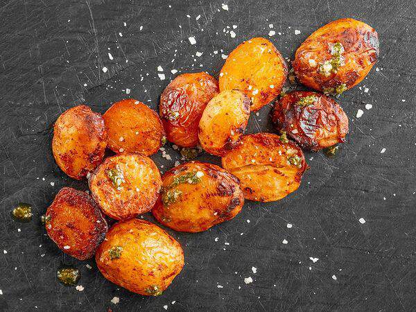 Крафт-кафе Вжарим - Картофель запеченный с зеленью и пармезаном