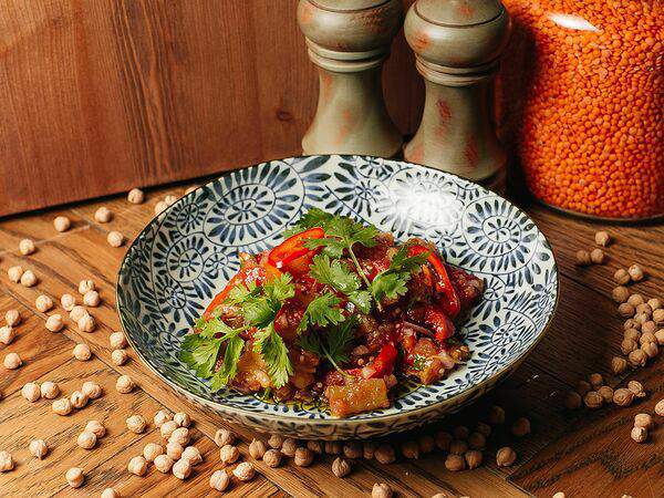 Южанин - Из печеных на мангале овощей