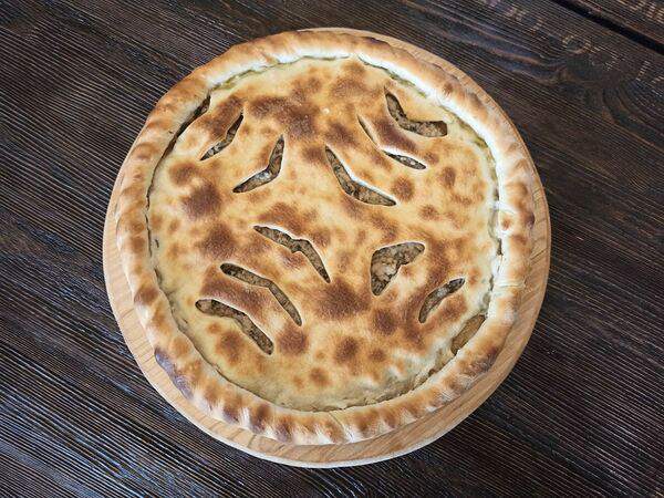 Дом папочки - Пирог с курицей и грибами