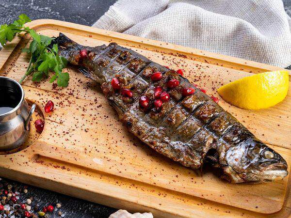 My megobari - Форель на мангале