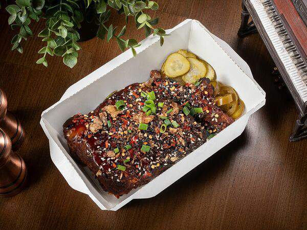 Мясной ресторан Ребро - Азиатские ребра со стружкой тунца