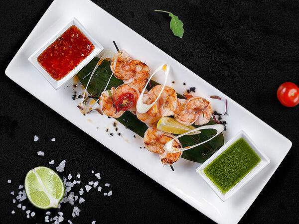 Gatsby's bar & grill - Креветки на гриле