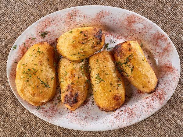 Самовар - Картофель запеченный на углях