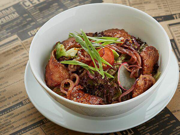 Изи Паб - Салат из печени кролика