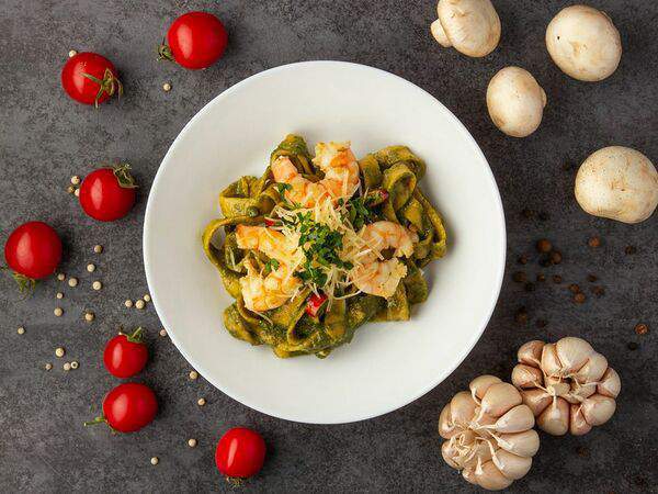 Empasta - Песто с креветками