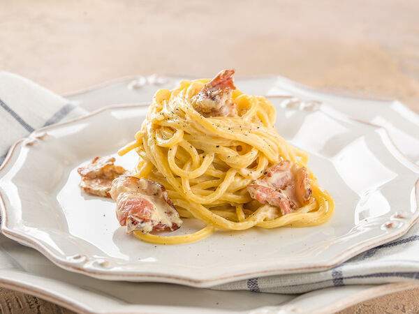 Ресторан Карбонара - Паста Спагетти Карбонара пикколо