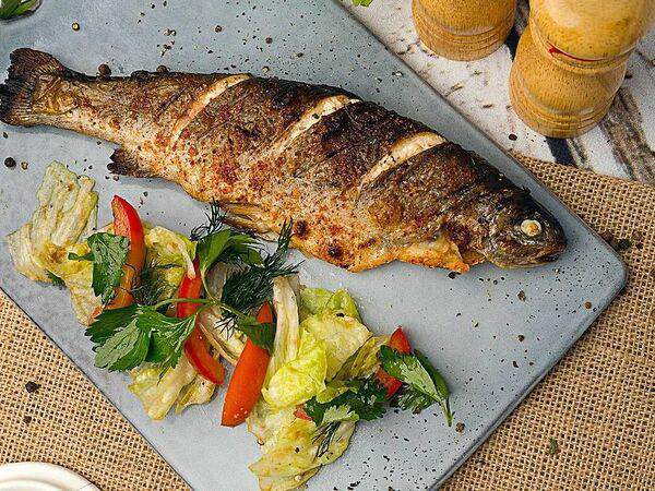 Конвент - Форель радужная, приготовленная на мангале
