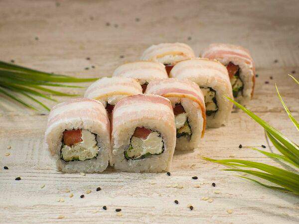 Креветочка - Ролл с беконом