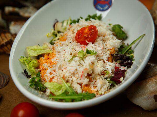 Crab and caviar - Ризотто с камчатским крабом