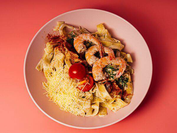 Sushibamz & Pizza - Паста с креветками