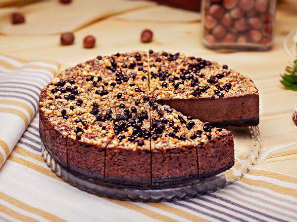 Десерт Коллекция - 1,66кг Чизкейк с шоколадом и орехами Премиум