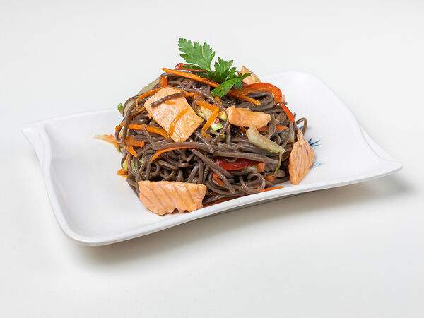 SUSHI LIKE   XL - Соба лосось кисло сладкий