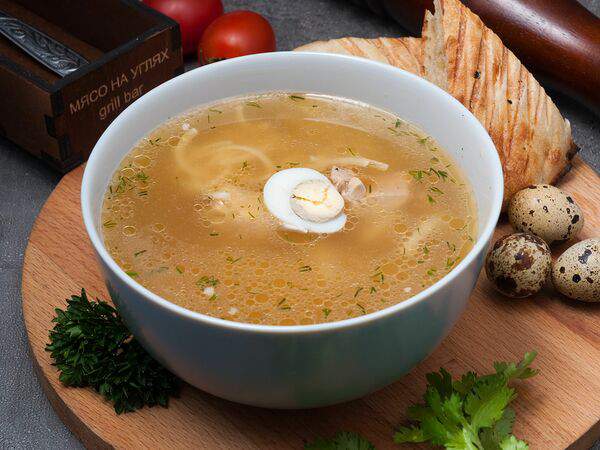 Мясо на углях - Суп-лапша куриный