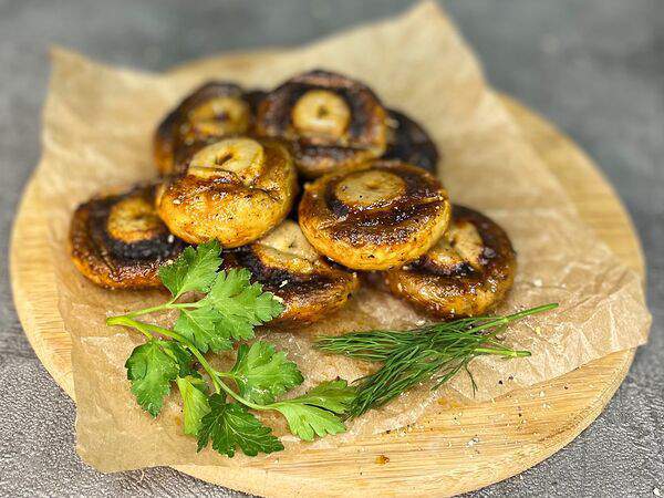 Чито гврито - Шампиньоны на углях