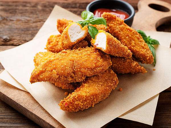 Еда и кофе - Стрипсы