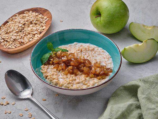 Кухня №1 - Каша овсяная с яблоком