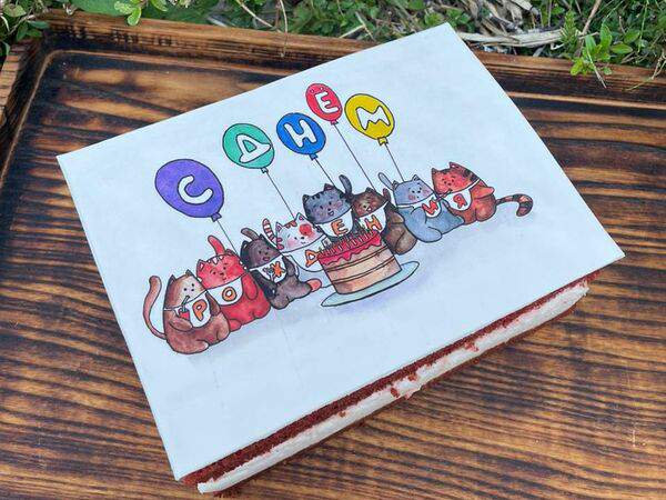 Sweet Syndicate - Торт-открытка №1