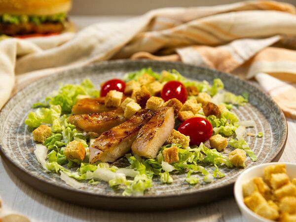 Доступная кофейня Подорожник - Салат Цезарь Легкий