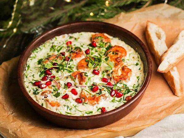 Чучвара, мангал и печи - Креветки чкмерули