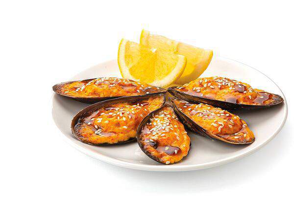 Сушишоп - Мидии запеченные