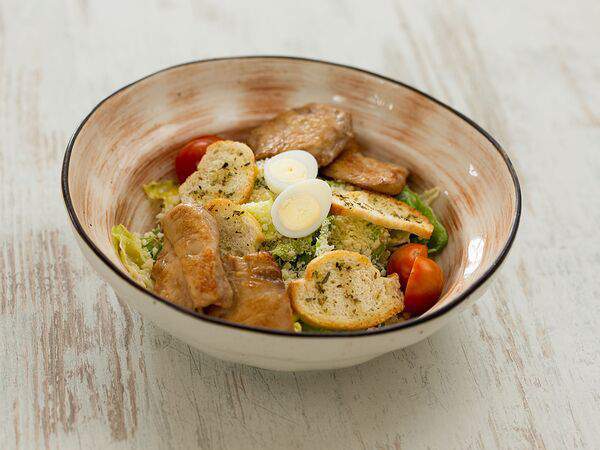 Васильки - Салат Цезарь с курицей