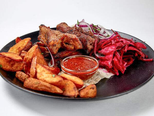 Mangall cafe - Шашлык из свиных ребрышек