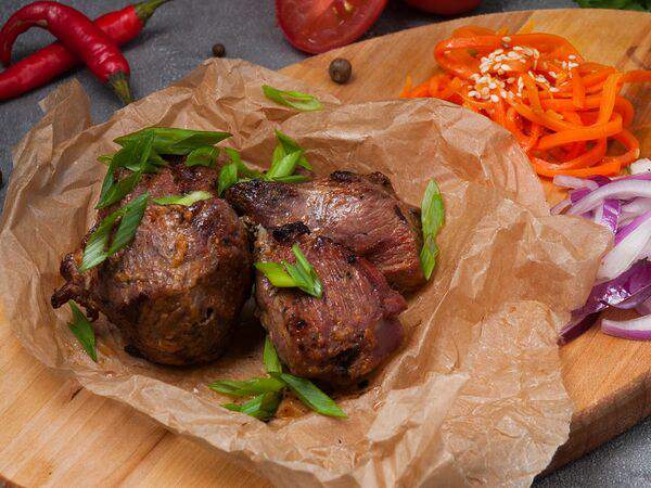 Мясо на углях - Шашлык из баранины на кости