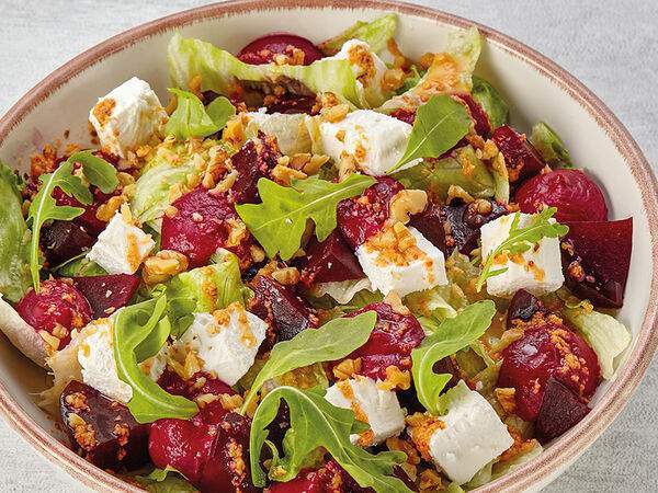 Эй, Джованни! - Салат с запеченной свеклой и сыром фета