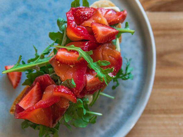 Pasta - Брускетта с лососем