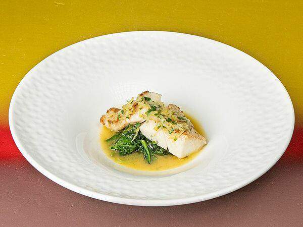 МА: Грузия + Италия - Чёрная треска со шпинатом