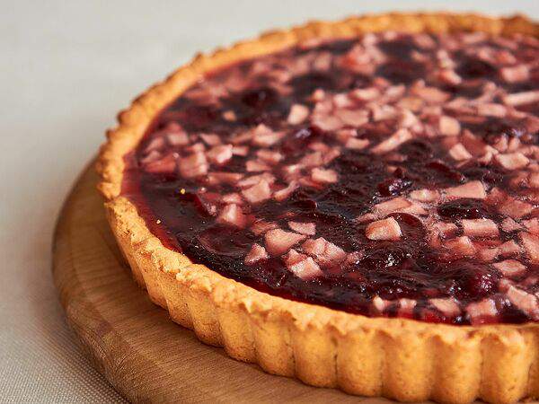 Pirogi Chita - Пирог песочный с вишней и яблоком