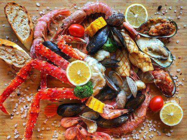 Рыбаs - Сет Морской с камчатским крабом