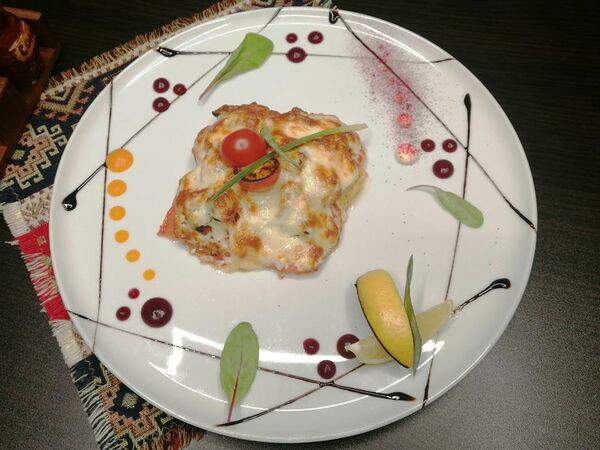 Кавказская пленница - Семга, запеченная с грибами