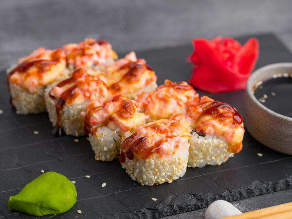 Тёрка - Ролл запечённый Аляска