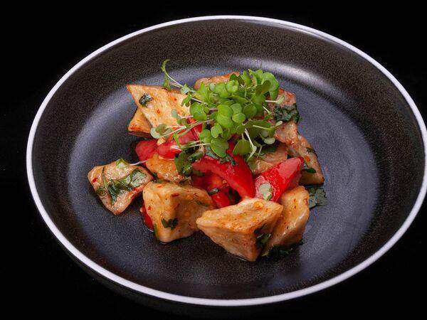 Киото - Хрустящие баклажаны с томатами