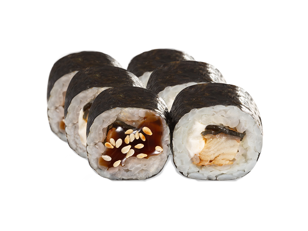 Автосуши Автопицца - Ролл с угрем и сливочным сыром